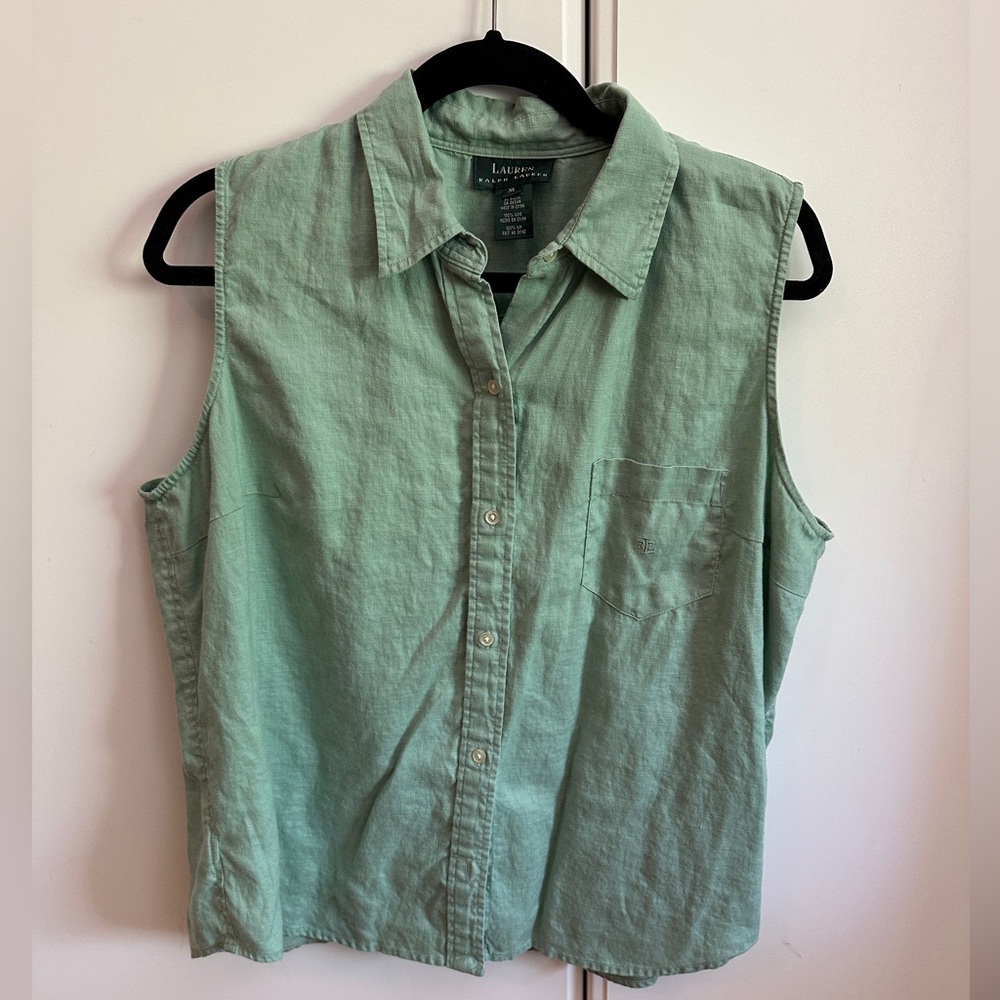 Ralph Lauren linen top XL